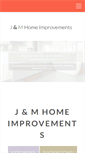 Mobile Screenshot of jmhomeimprovements.co.uk